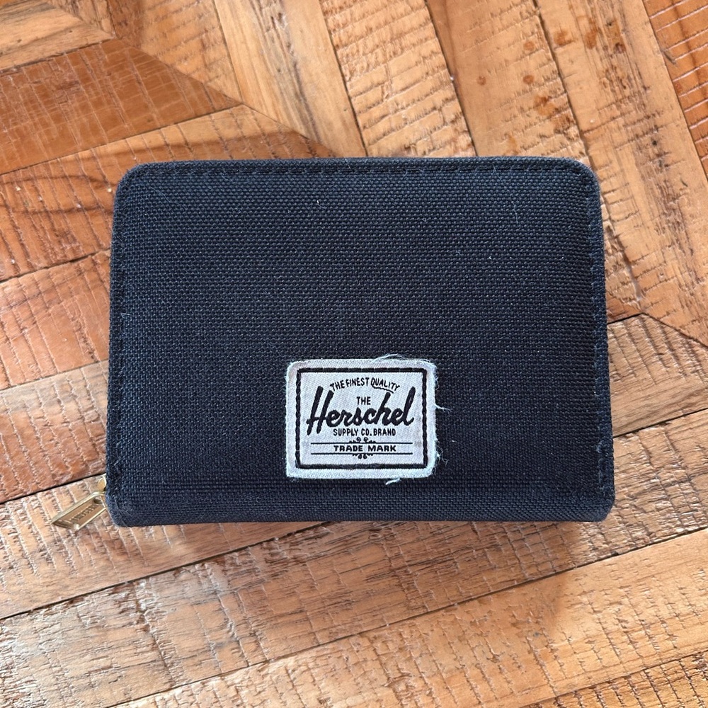 Herschel Black Zip Wallet